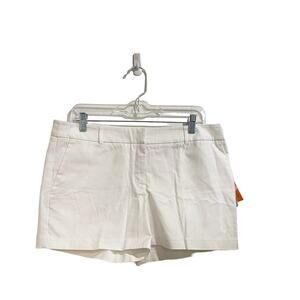 Dalia Collection White City Fit Bermuda Shorts Sz 10 NWT